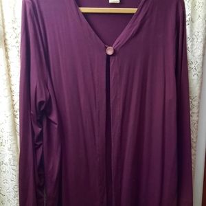 Susan Bristol xl soft cardigan top